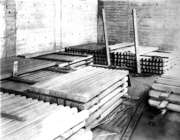 Interior of storage unit - Highlands Hammock State Park, Florida