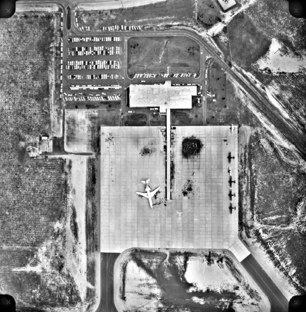 Aerial view of Tallahassee Regional Airport - Tallahassee, Florida.