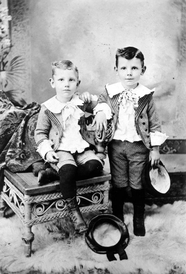 Portrait of twin brothers of Tallahassee.