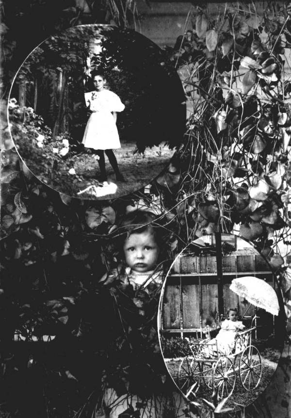 Composite of Mary Hays at less than one year, 2 years, and 8 - Tallahassee, Florida.