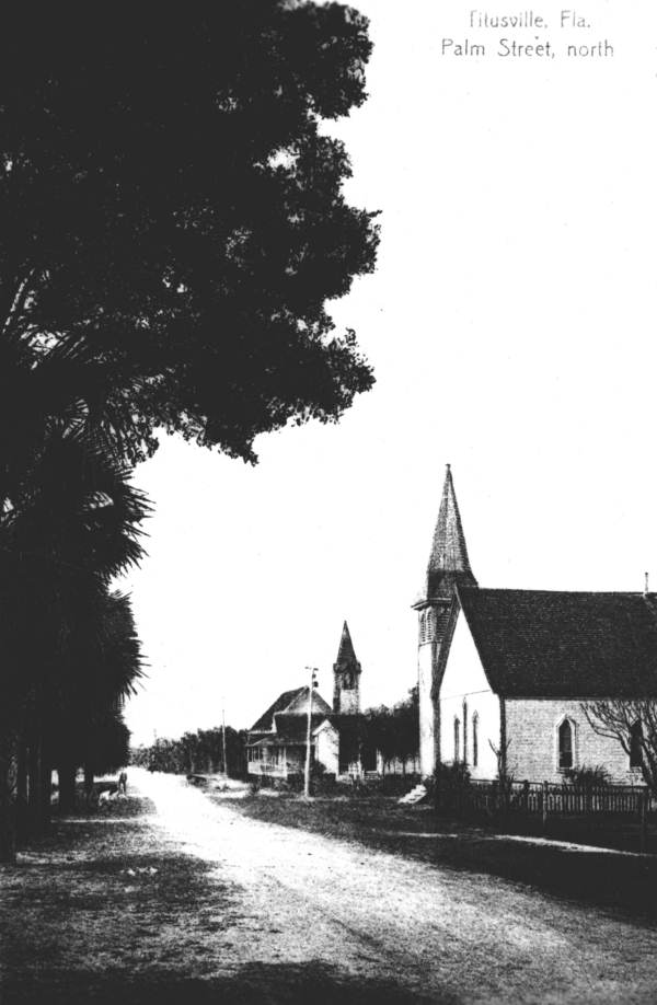 Palm Street north - Titusville, Florida.