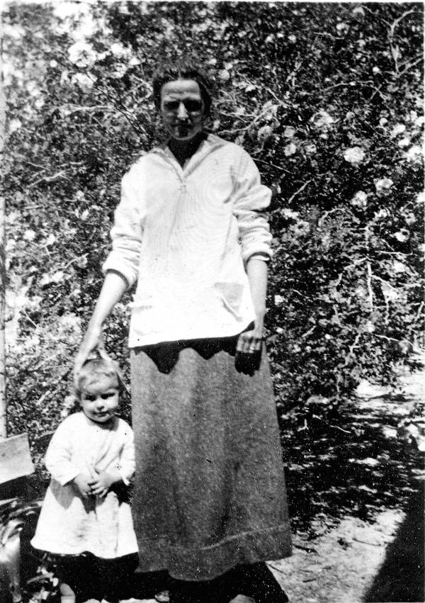 Frances with son Donald - Woodville, Florida