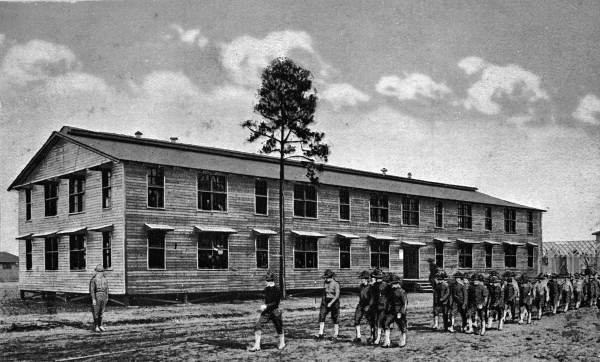 Officers school at Camp Joseph E. Johnston