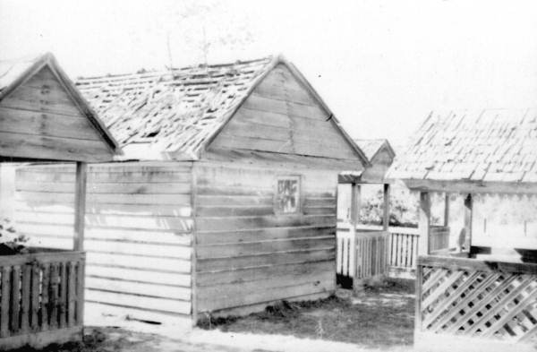 Christian Creek Indian grave houses at Ebenezer Cemetery - Okaloosa County, Florida