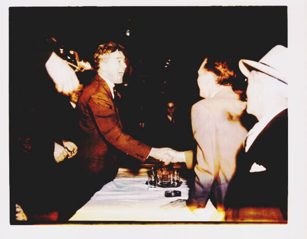 Fuller Warren greeting well wishers - Jacksonville, Florida.