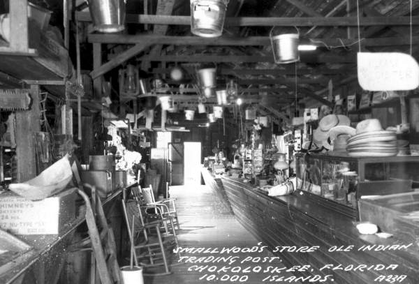 Interior view of Smallwood's store - Chokoloskee, Florida