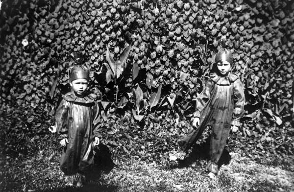Charles and Annette Witherington in Halloween costumes - Orlando, Florida.