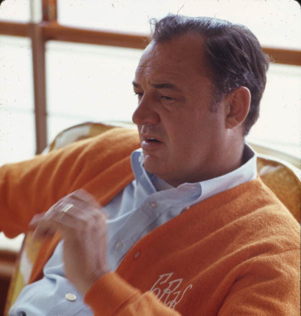 Portrait of Governor Claude Kirk during his informal press conference - Miami, Florida