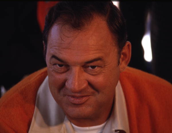 Portrait of Governor Claude Kirk during his informal press conference aboard a yacht - Miami, Florida