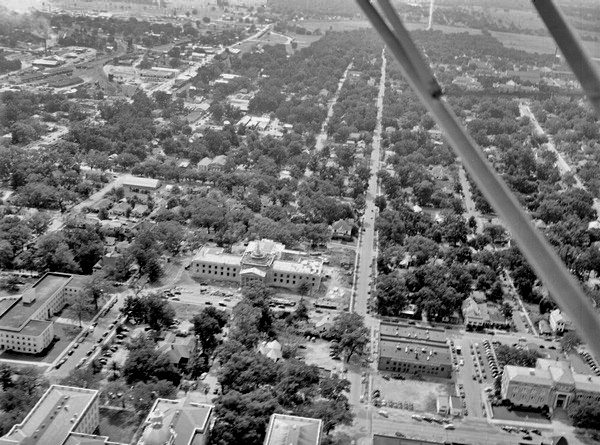 Aerial view looking towards the Florida Supreme Court.