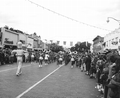 Marching band performing in Governor Dan McCarty's inaugural parade.