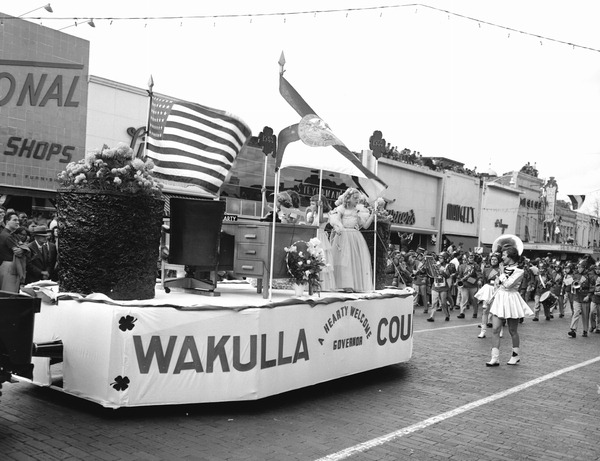 Wakulla County entry in Governor Dan McCarty's inaugural parade.