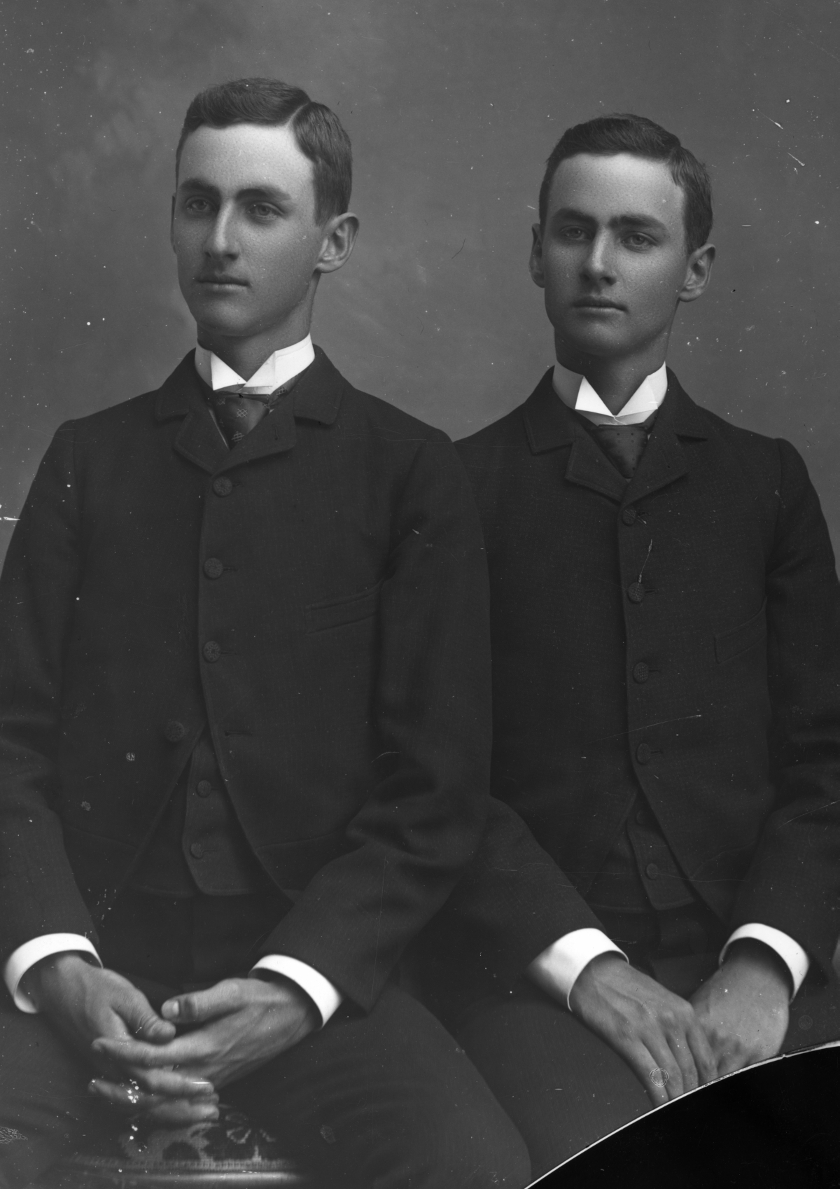 Seated twin brothers?.