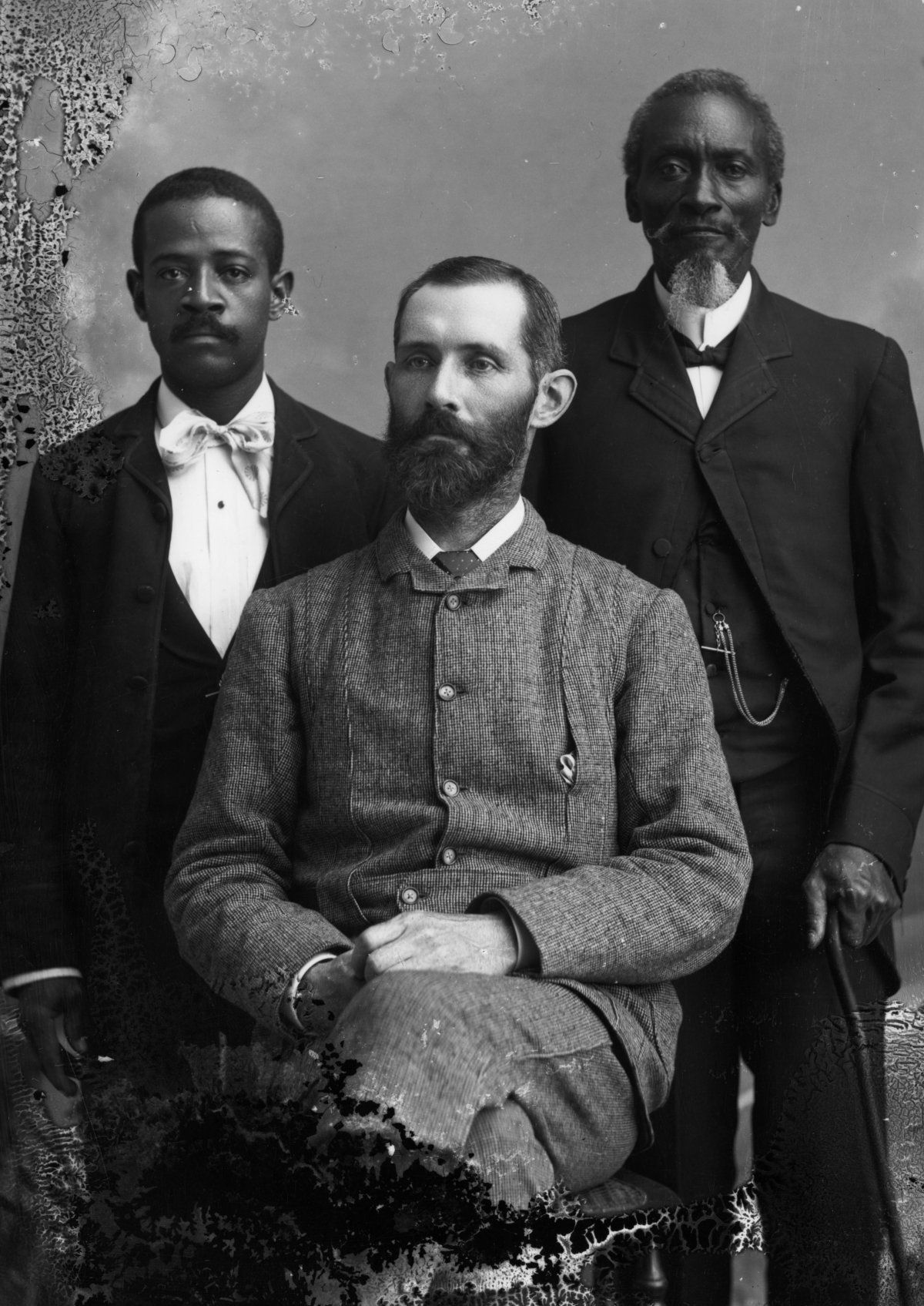 Gentleman with two of his servants.