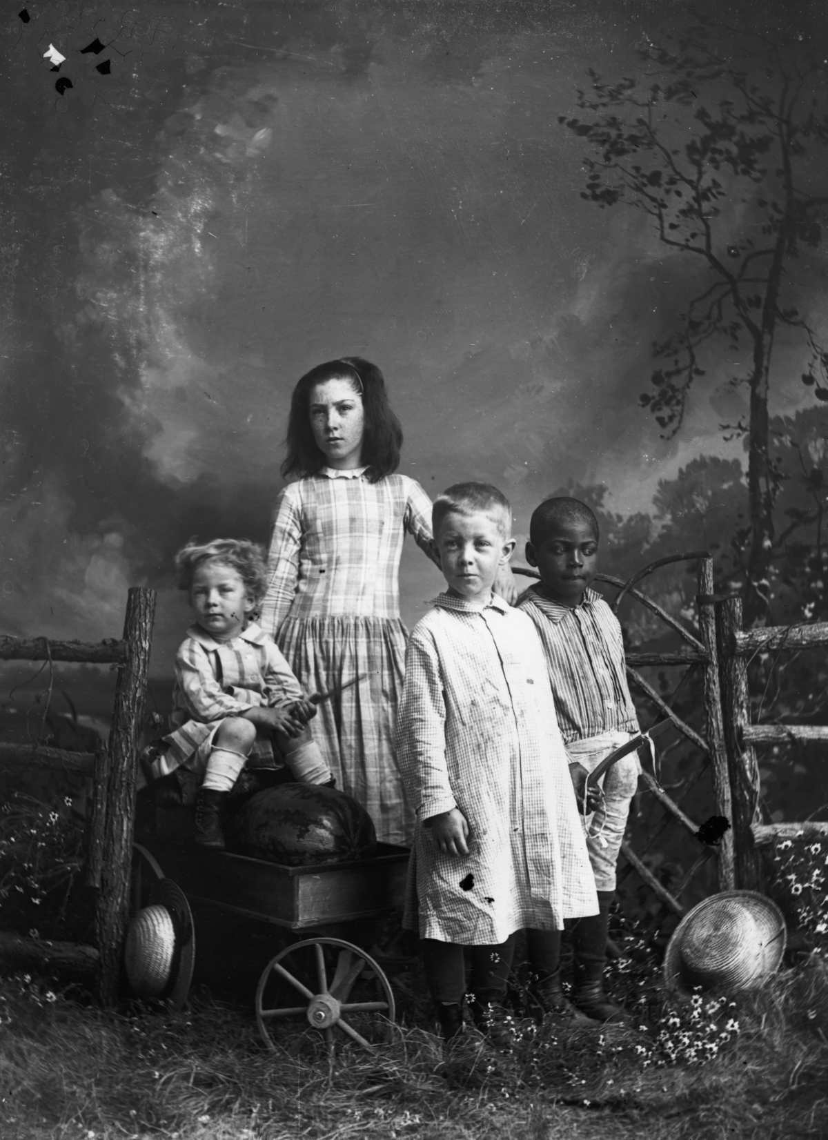 Children in play clothes.