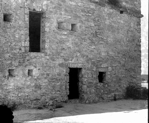 Fort wall viewed from tower of Fort Matanzas