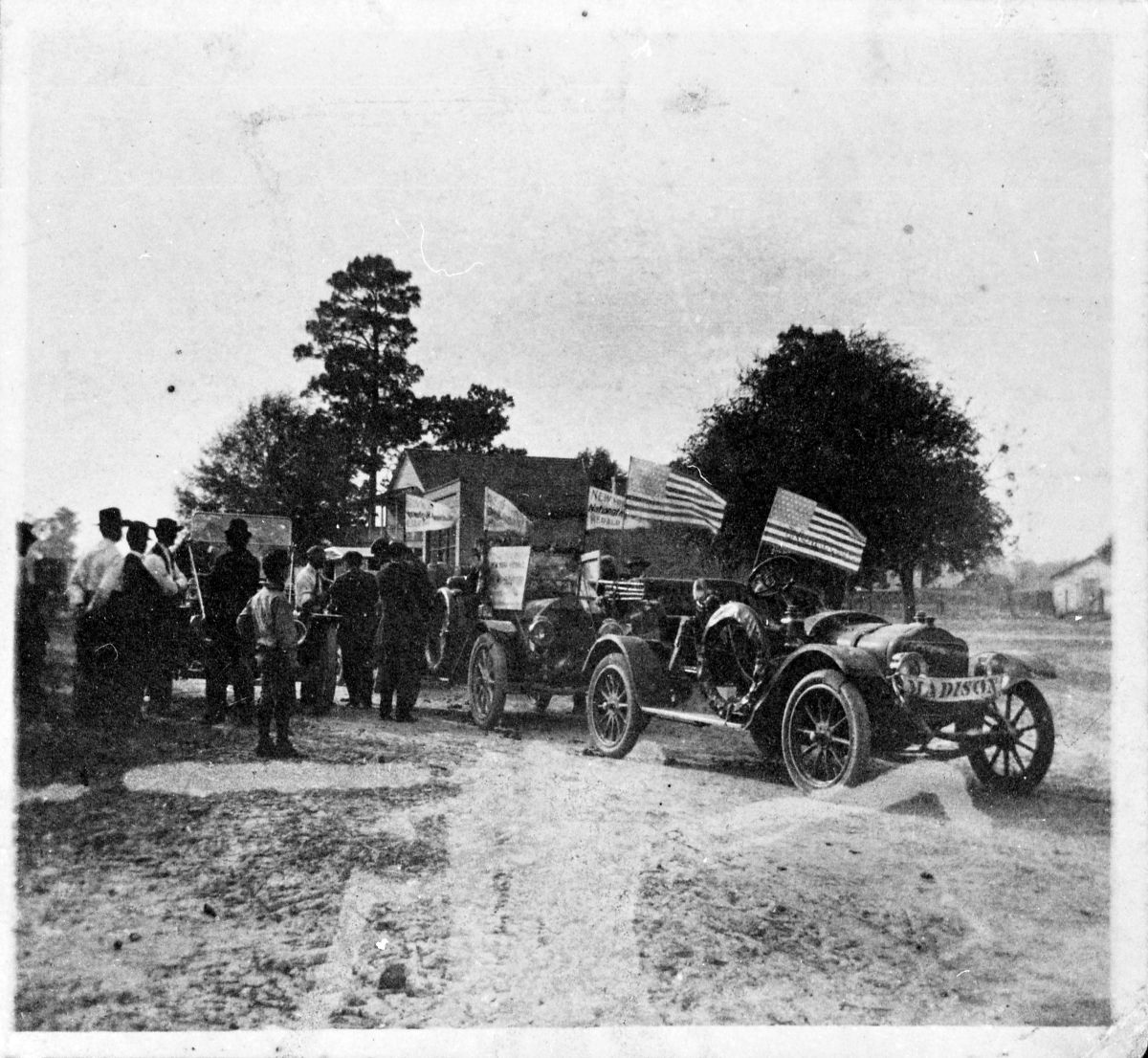 Cars in holiday parade
