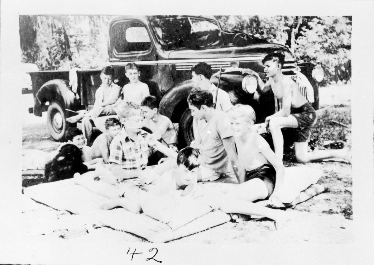 Young campers at Blue Springs - Madison County, Florida