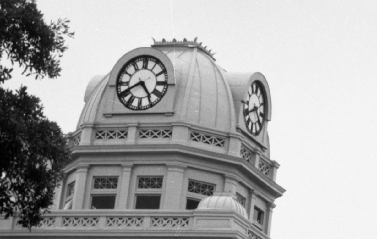 Madison County Courthouse tower clock - Madison, Florida.