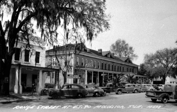 Range Street at U.S. 90, Madison, Florida..