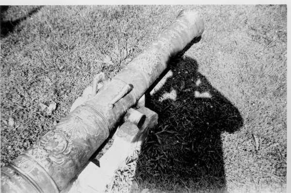 Cannon recovered from shipwreck