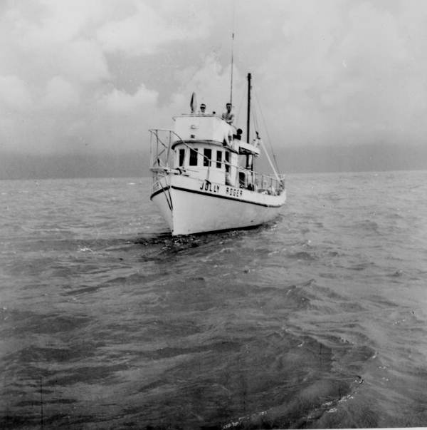 McKee's salvage vessel the Jolly Roger.