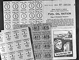 Fuel oil, gasoline and savings bond stamps