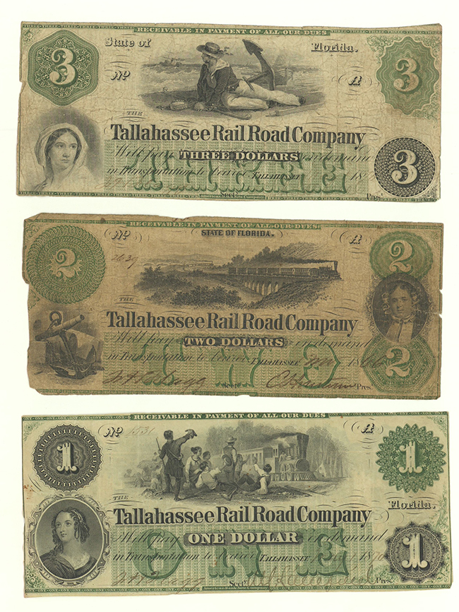View entire document Tallahassee Rail Road Company Scrip