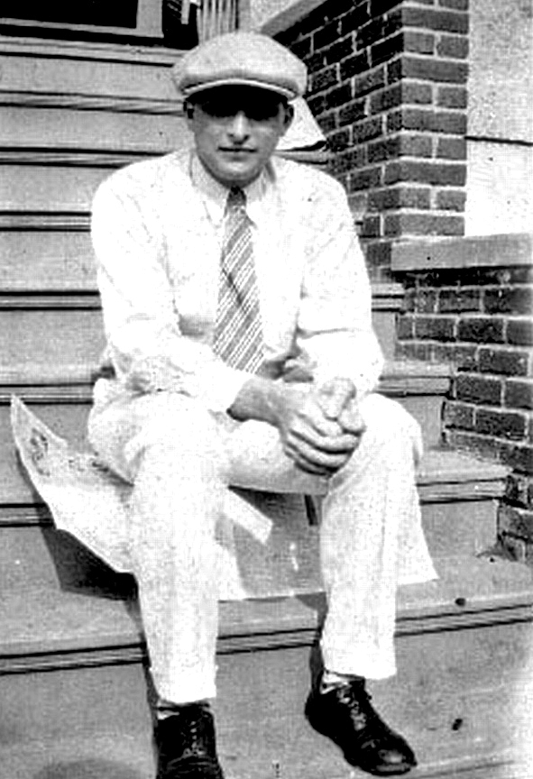 David Gibbs sitting on the steps