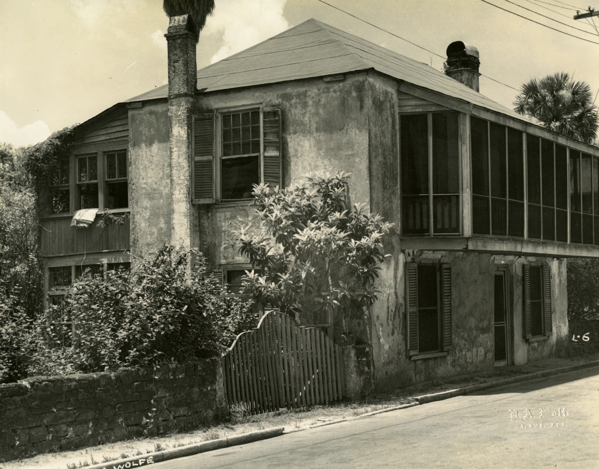 Historic Llambias House in St. Augustine, Florida.