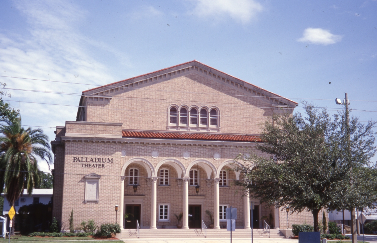 Palladium Theater in the North Shore Historic District of Saint Petersburg.