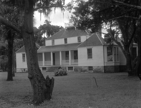 Plantation house at Kingsley Plantation State Park - Jacksonville, Florida.