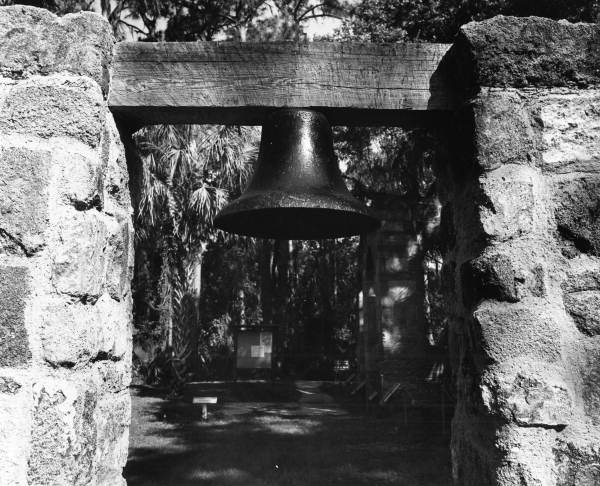 Bell at New Smyrna Sugar Mill Ruins State Historic Site - New Smyrna Beach, Florida
