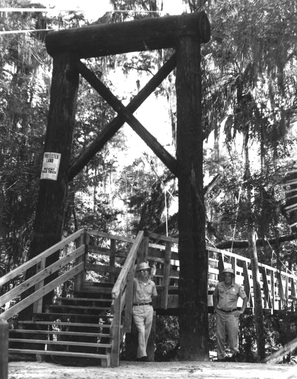 Park rangers at Hillsborough River State Park : Hillsborough County, Florida