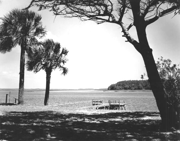 View of Big Talbot Island from Kingsley Plantation - Jacksonville, Florida.