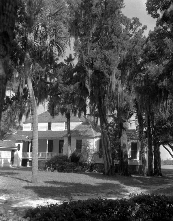View of main house at Kingsley Plantation State Park - Jacksonville, Florida.