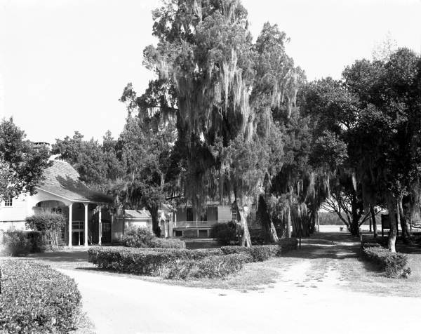 View of main house at Kingsley Plantation State Park - Jacksonville, Florida.