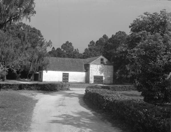 View of the barn at Kingsley Plantation State Park - Jacksonville, Florida.