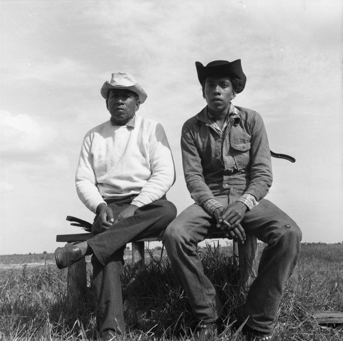 Mikasuki Indian cowboys Stanford and Josie Jumper
