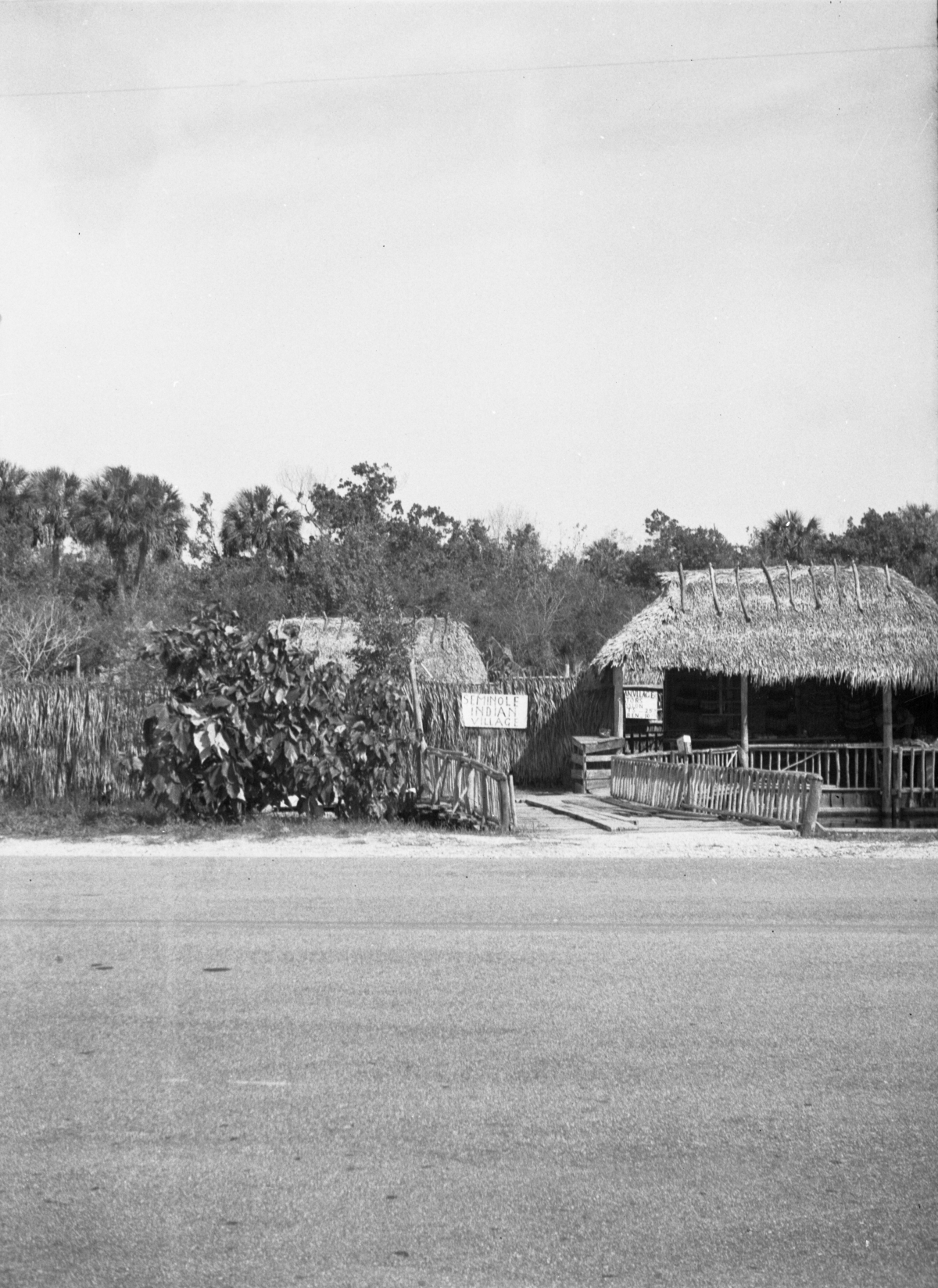 Seminole Indian Village - Silver Springs, Florida.