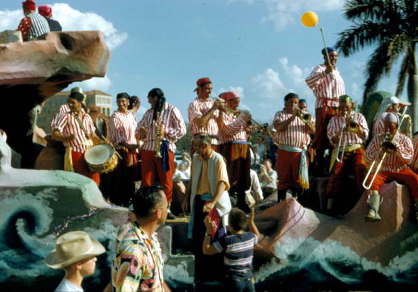 Musicians performing at Gasparilla Carnival - Tampa, Florida.