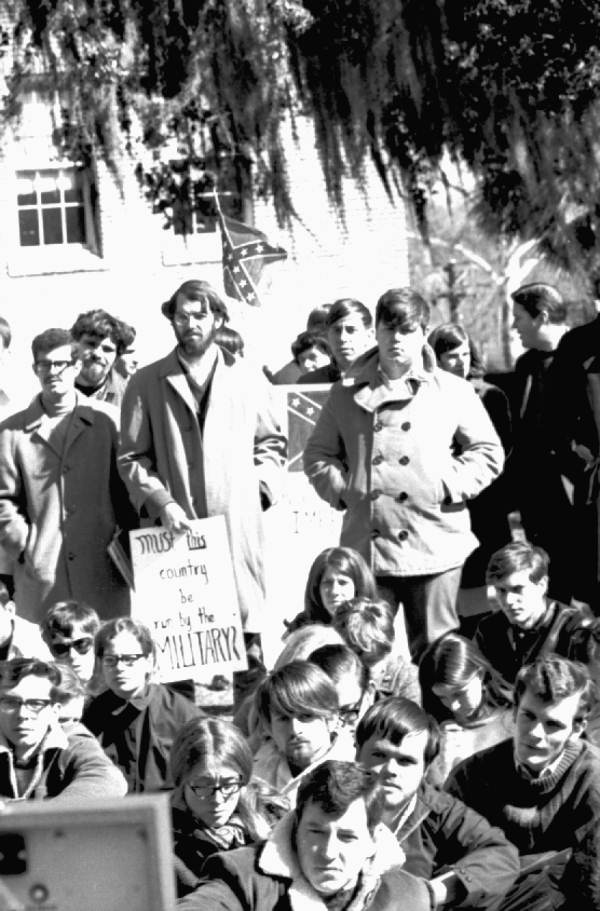 Protesters.