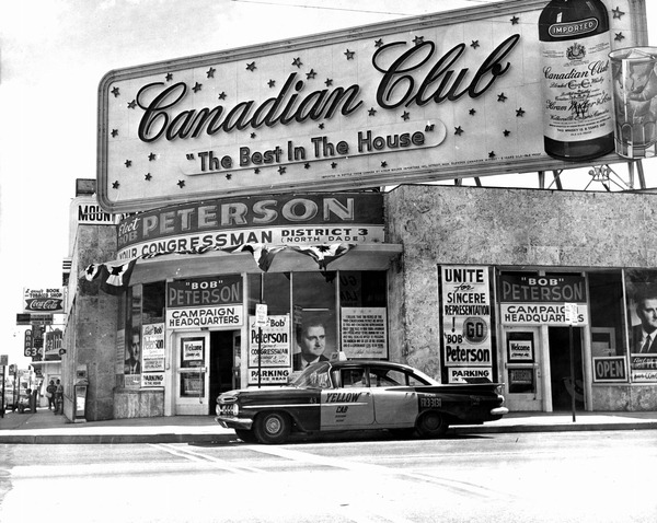 Bob Peterson's campaign headquarters - Miami, Florida.