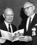 Florida Governor Farris Bryant with the President of Florida State University