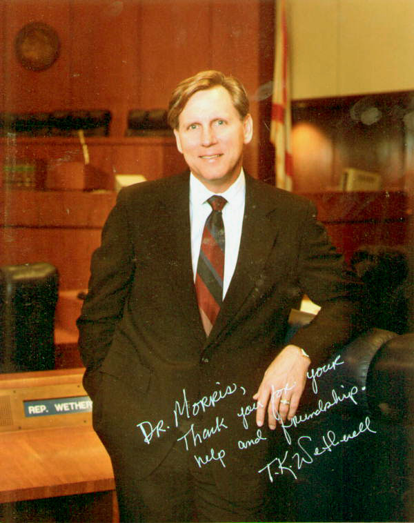 Portrait of Florida Representative, T. K. Wetherell
