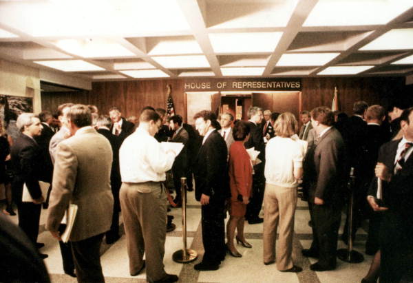 Doors leading to the Florida House of Representatives