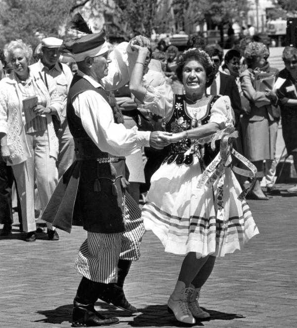 National polka champions performing at the capitol