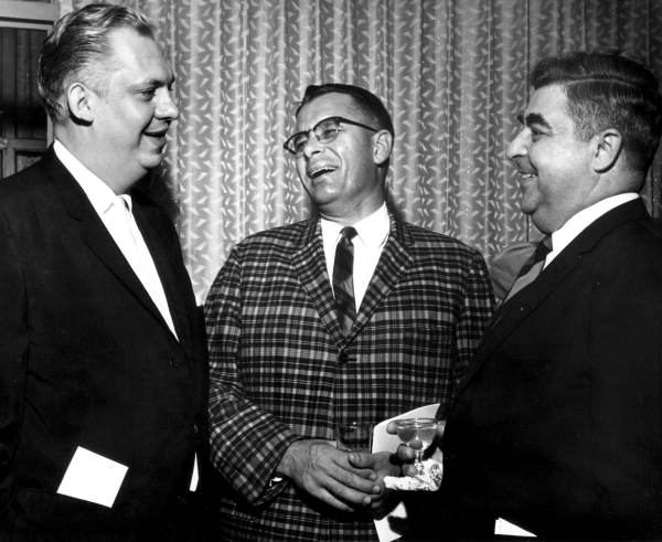 John Boyles, Tom Adams and Malcolm Johnson sharing a laugh.