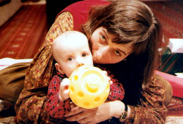 Sandra Earley and Brad Hawkins on Christmas day.