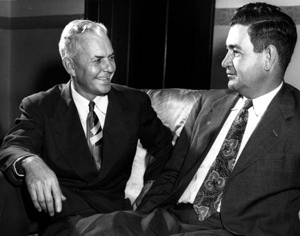 New Board of Control secretary Dr. J. Broward Culpepper with a friend
